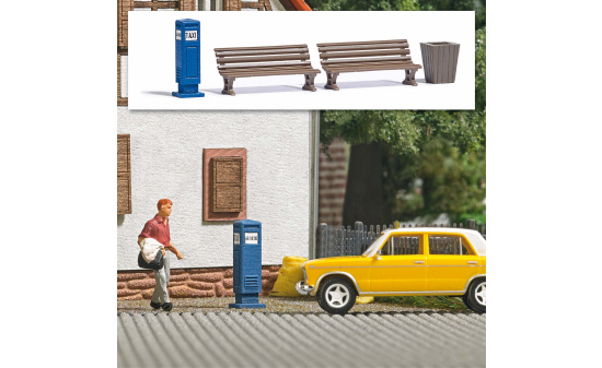 Busch 7764 M-Set: Taxisäule DDR - Vorbestellung 1:87