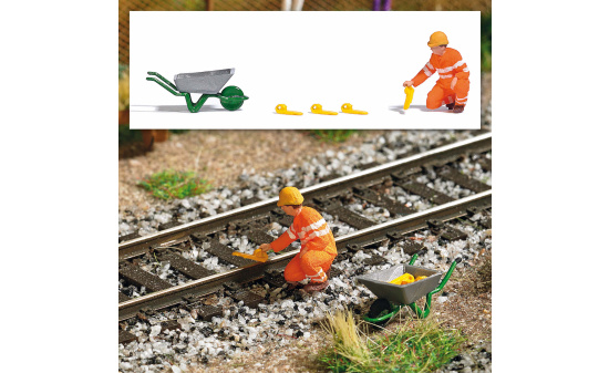 Busch 7819 A-Set: Hemmschuhleger - Vorbestellung 1:87