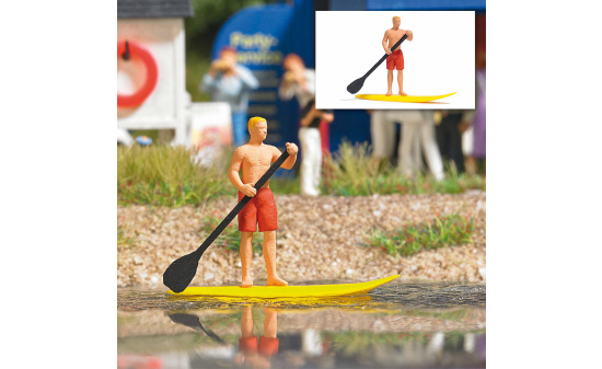 Busch 7864 Stand Up Paddling 1:87