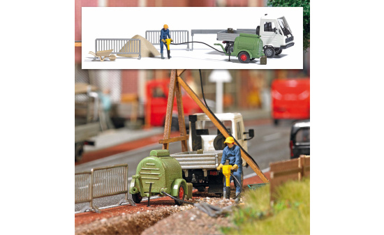 Busch 7904 Presslufthammer - Vorbestellung 1:87