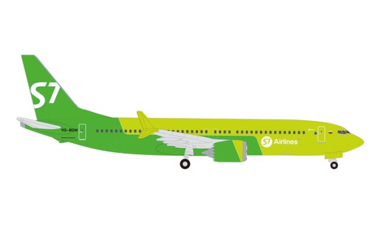 Herpa 534260 S7 Airlines Boeing 737 Max 8 1:500