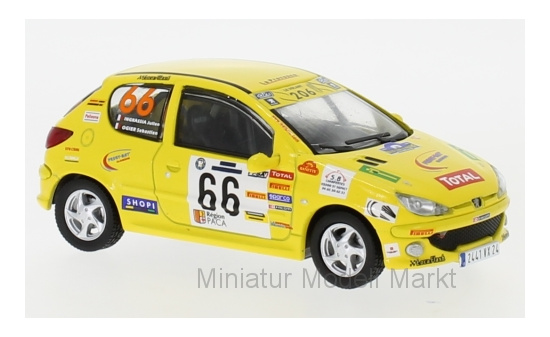 IXO RAM698 Peugeot 206 XS, No.66, Terre de Provence, S.Ogier/J.Ingrassia, 2006 1:43