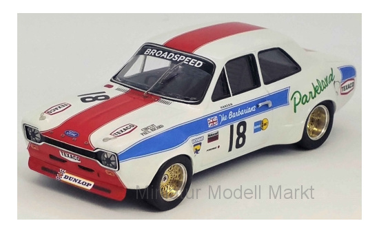 Trofeu RRUK29 Ford Escort MK I 1300 GT, RHD, No.18, Broadspeed, Tourist Trophy, Silverstone, P.Hanson, 1973 1:43