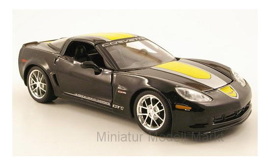 Maisto 531203BLACK Chevrolet Corvette Z06 GT1, schwarz, Commemorative Edition , 2009 1:24