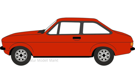 Oxford 76ESC001 Ford Escort MKII, rot, RHD - Vorbestellung 1:76