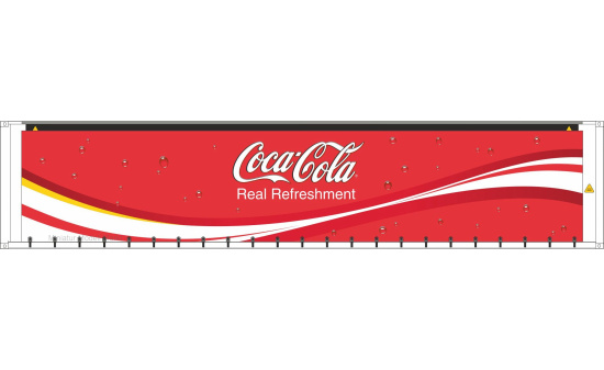 Oxford 76CONT005CC Zubehör Container, Coca Cola 1:76