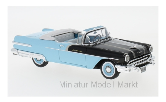 NEO NEO44062 Pontiac Star Chief Convertible - schwarz , blau - Vorbestellung 1:43