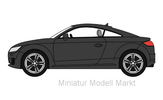 Oxford OXF76TT002 Audi TT Coupe - schwarz 1:76