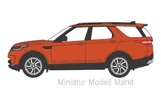 Oxford OXF76DIS5004 Land Rover Discovery 5 - dunkelorange (Metallic) 1:76