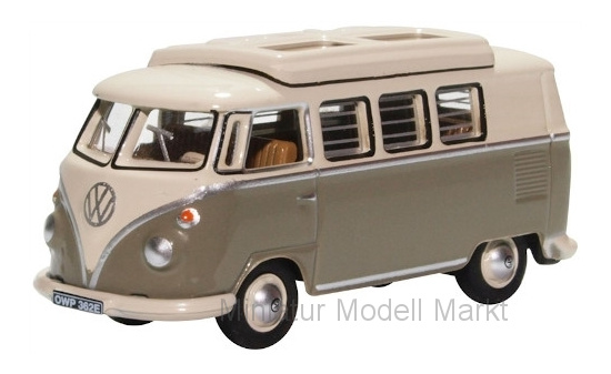 Oxford OXF76VWS006 VW T1 Camper - grau , weiss 1:76