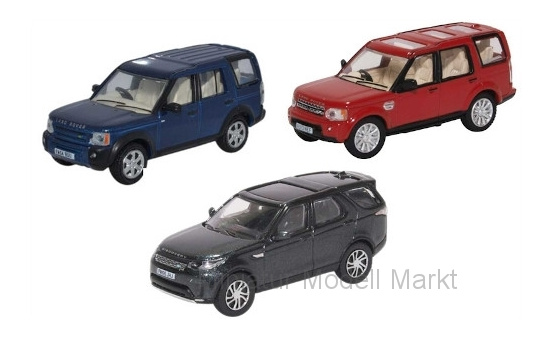 Oxford OXF76SET71 Land Rover 3er-Set: Discovery 1:76