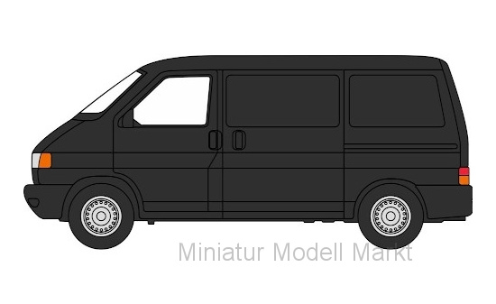 Oxford OXF76T4004 VW T4 Van - schwarz 1:76