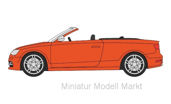 Oxford OXF76S3003 Audi S3 Cabriolet - rot 1:76