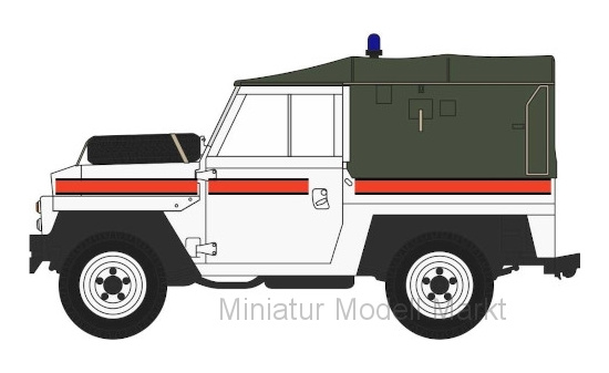 Oxford 76LRL010 Land Rover Lightweight, RHD, RAF Police, Akrotiri 1:76