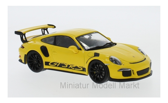 IXO MOC299 Porsche 911 (991) GT3 RS, gelb, 2017 1:43