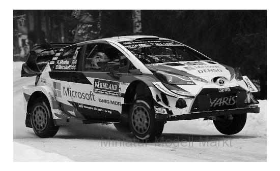 IXO 18RMC039B Toyota Yaris WRC, No.5, Microsoft, Rallye WM, Rallye Schweden, K.Meeke/S.Marshall, 2019 1:18