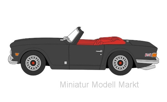 Oxford OXF76TR6004 Triumph TR6 - schwarz 1:76