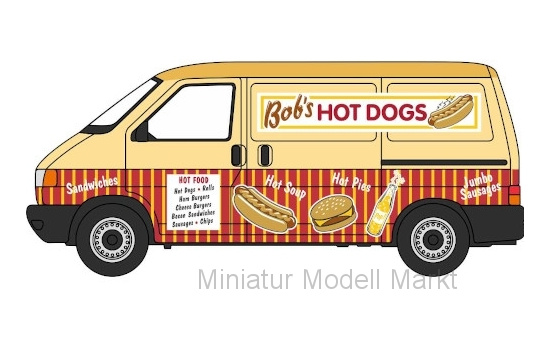 Oxford 76T4007 VW T4 Van, Bobs Hot Dogs 1:76