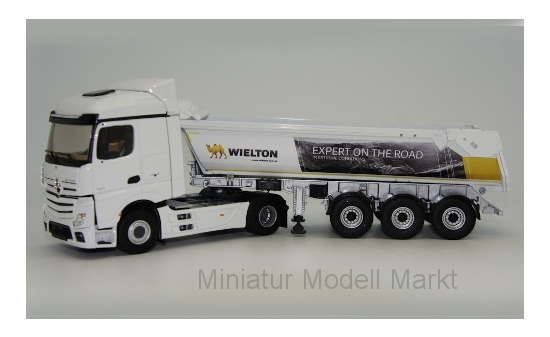 Eligor 116644 Mercedes Actros2 Streamspace, Wielton, Kippmulden-Sattelzug 1:43