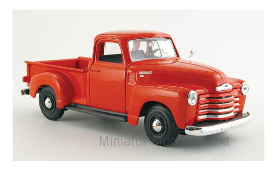 Maisto 31952RED Chevrolet 3100 Pick Up, rot, Maßstab 1:25, 1950 1:24