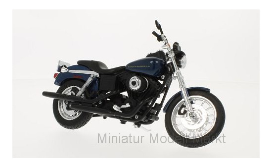 Maisto 32321 Harley Davidson Dyna Super Glide Sport, blau, 2003 1:12