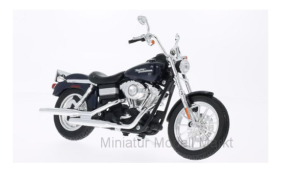 Maisto 32325 Harley Davidson FXDBI Dyna, metallic-dunkelblau, Street Bob, 2006 1:12