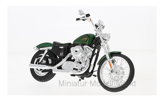 Maisto 32335 Harley Davidson XL 1200V Seventy-Two, metallic-grün, 2013 1:12