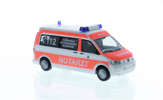 Rietze 51927 Volkswagen T5 Notarzt FW Hildesheim, 1:87 1:87