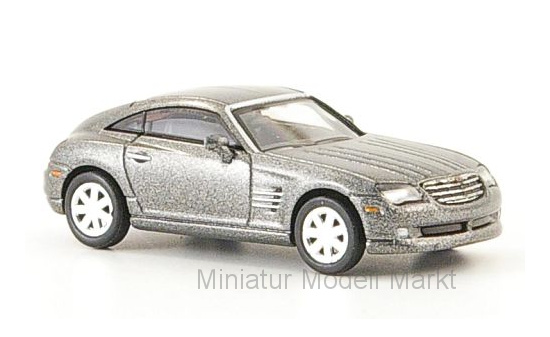 Ricko 38365 Chrysler Crossfire Coupe, metallic-grau, 2006 1:87