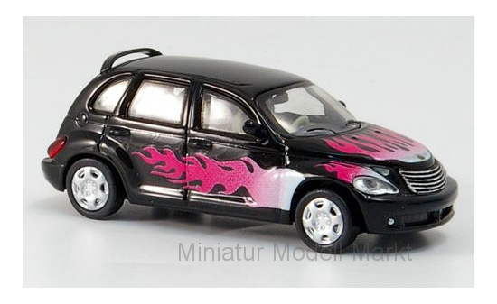 Ricko 38661 Chrysler PT Cruiser, schwarz/Dekor, 2006 1:87