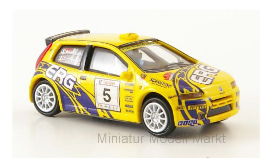 Ricko 38328 Fiat Punto Rally, No.5, ERG, Targa Florio, Andreucci/Andreussi, 2003 1:87