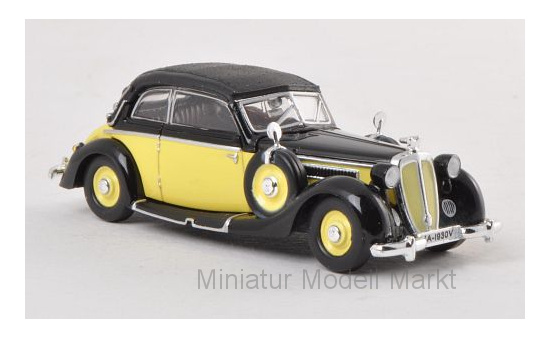 Ricko 38780 Horch 930V Cabriolet, gelb/schwarz, 1939 1:87