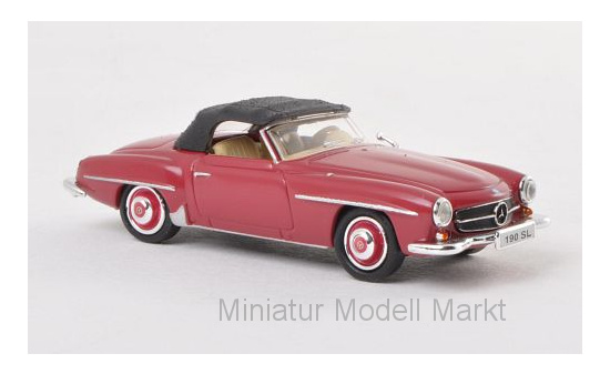 Ricko 38493 Mercedes 190 SL (W121 BII), dunkelrot 1:87