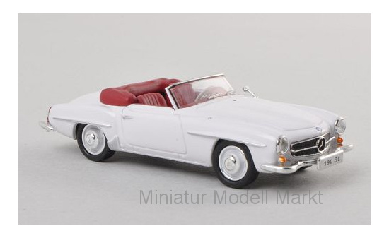 Ricko 38293 Mercedes 190 SL (W121 BII), weiss 1:87