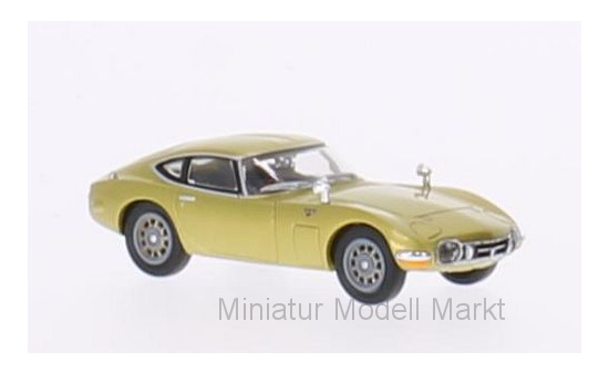 Ricko 38316 Toyota 2000 GT, gold, RHD 1:87