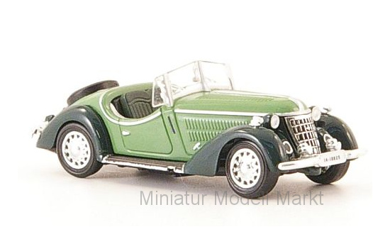 Ricko 38349 Wanderer W25K Roadster, grün/dunkelgrün, 1936 1:87