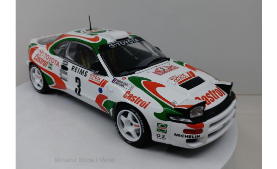 IXO 18RMC041A Toyota Celica Turbo 4WD (ST185), No.3, Castrol, Rallye WM, Rallye Monte Carlo, D.Auriol/B.Occelli, 1993 1:18