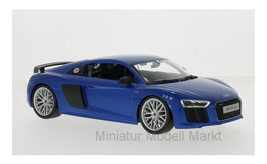 Maisto 36213BLUE Audi R8 V10 Plus, blau 1:18