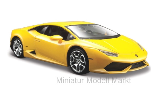 Maisto 31509YELLOW Lamborghini Huracan LP 610-4 , metallic-gelb, 2014 1:24