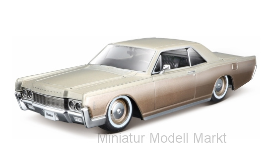 Maisto 32531GOLD Lincoln Continental, metallic-beige, 1:27, 1966 1:24