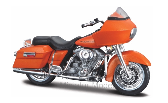 Maisto 20-18865ORANGE Harley Davidson FLTR Road Glide, metallic-orange, 2002 1:18