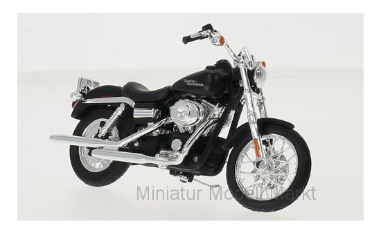 Maisto 20-15966M-BLACK Harley Davidson FXDBI Dyna Street Bob, matt-schwarz, 2006 1:18