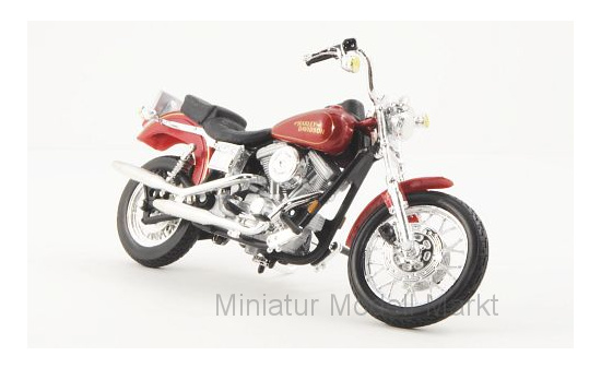 Maisto 20-11073RED Harley Davidson FXDL Dyna Low Rider, metallic-rot 1:18