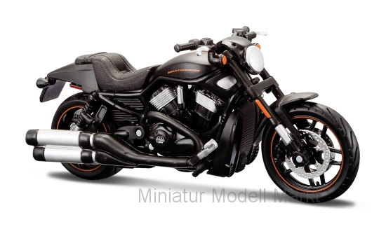 Maisto 20-12015M-BLACK Harley Davidson VRSCDX Night Rod Special, matt-schwarz, 2012 1:18