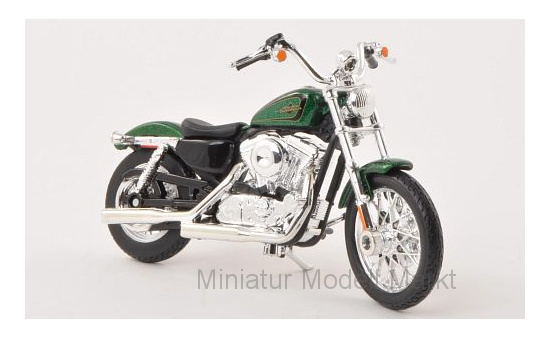 Maisto 20-13078GREEN Harley Davidson XL 1200V Seventy-Two, metallic-grün, 2012 1:18