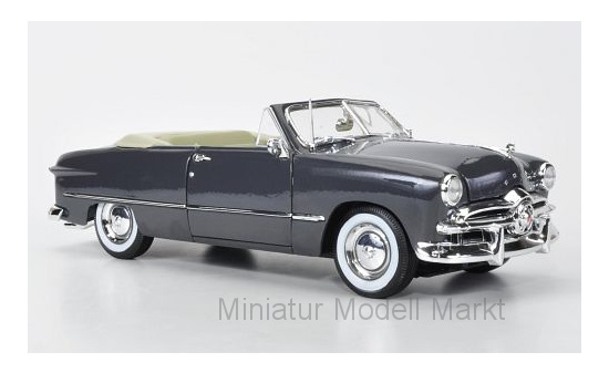 Maisto 31682GREY Ford Convertible, metallic-grau, ohne Vitrine, 1949 1:18