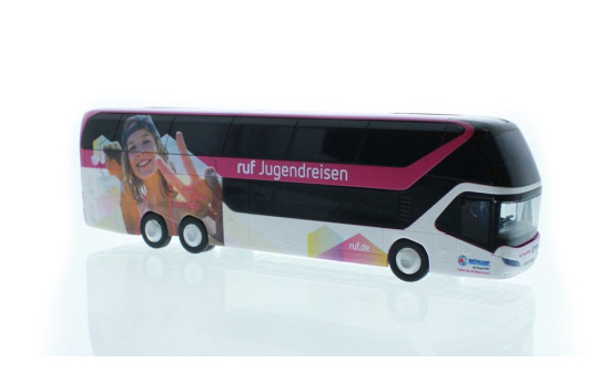 Rietze 69046 Neoplan Skyliner ´11 ruf Jugendreisen - Bröskamp Harsewinkel, 1:87 1:87