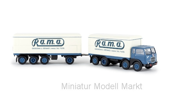 Brekina 58426 Fiat 690 Millepiedi Kofferzug, R.a.m.a., 1960 1:87