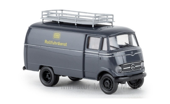 Brekina 36040 Mercedes L 319 Kasten, Deutsche Bundesbahn , mit Schiebetüren und Dachträger, 1955 1:87