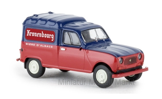 Brekina 14748 Renault R4 Fourgonnette, Kronenbourg, 1961 1:87